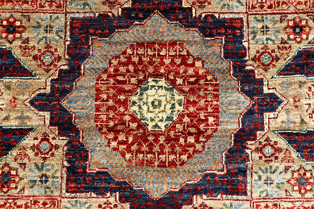 Tan Mamluk 4' x 5' 9 - No. 66075 - ALRUG Rug Store