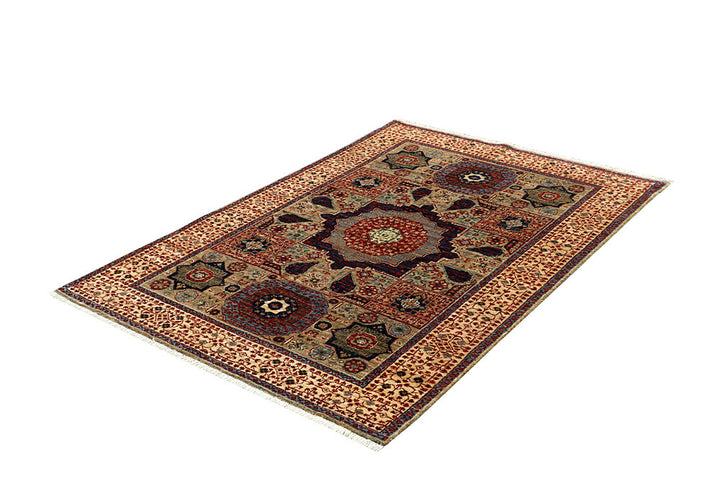 Tan Mamluk 4' x 5' 9 - No. 66075 - ALRUG Rug Store