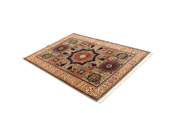 Tan Mamluk 4' x 5' 9 - No. 66075 - ALRUG Rug Store