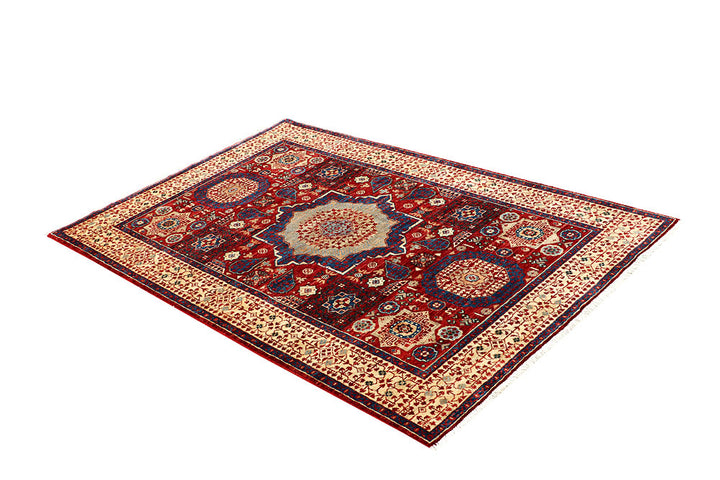 Dark Red Mamluk 3' 11 x 6' - No. 66076 - ALRUG Rug Store