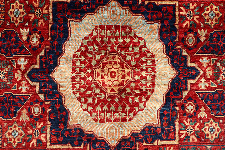 Firebrick Mamluk 3' 10 x 6' 5 - No. 66077 - ALRUG Rug Store