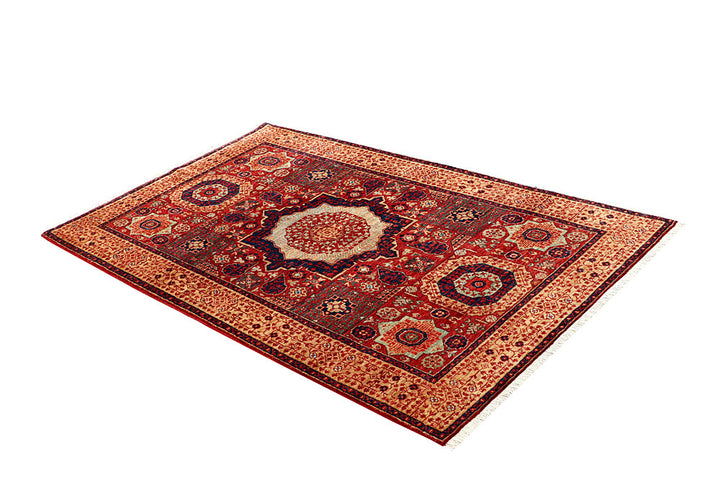 Firebrick Mamluk 3' 10 x 6' 5 - No. 66077 - ALRUG Rug Store