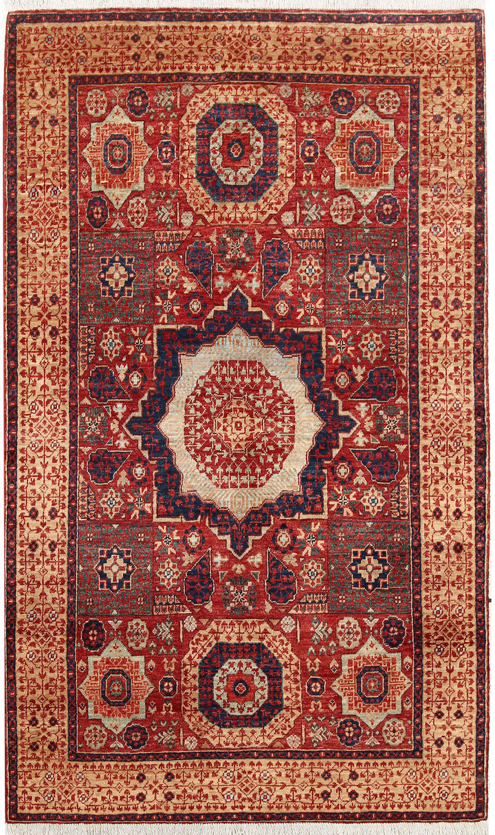 Firebrick Mamluk 3' 10 x 6' 5 - No. 66077 - ALRUG Rug Store