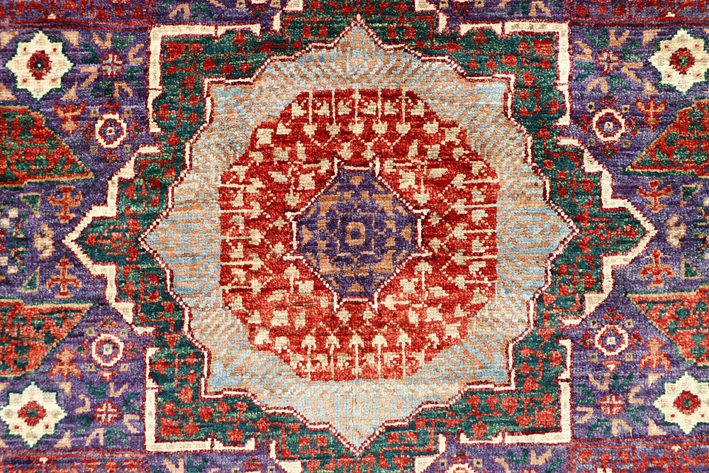 Rebecca Purple Mamluk 3' 11 x 5' 9 - No. 66079 - ALRUG Rug Store