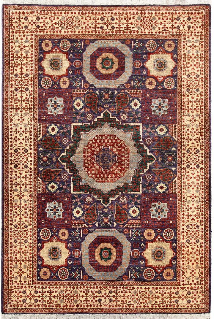 Rebecca Purple Mamluk 3' 11 x 5' 9 - No. 66079 - ALRUG Rug Store