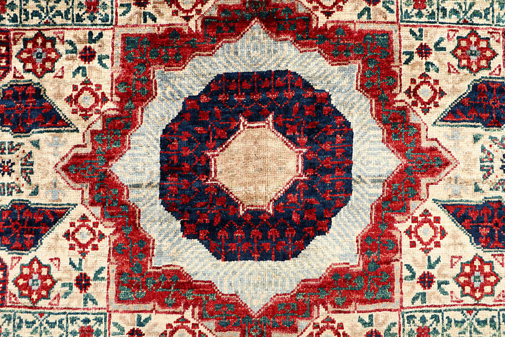 Tan Mamluk 4' x 6' 1 - No. 66080 - ALRUG Rug Store
