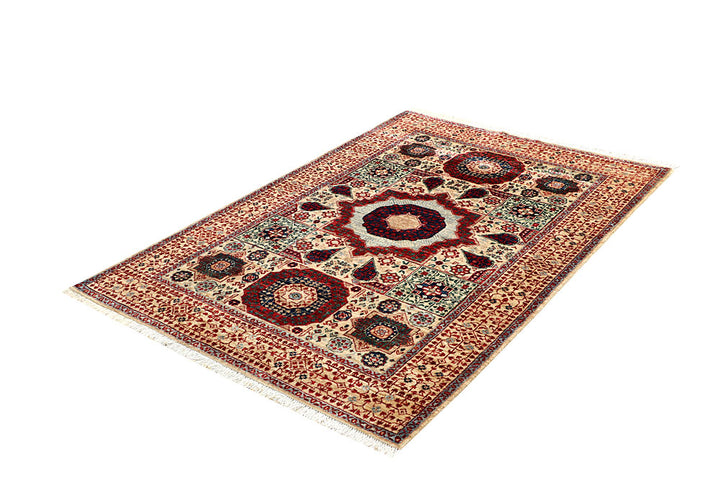 Tan Mamluk 4' x 6' 1 - No. 66080 - ALRUG Rug Store