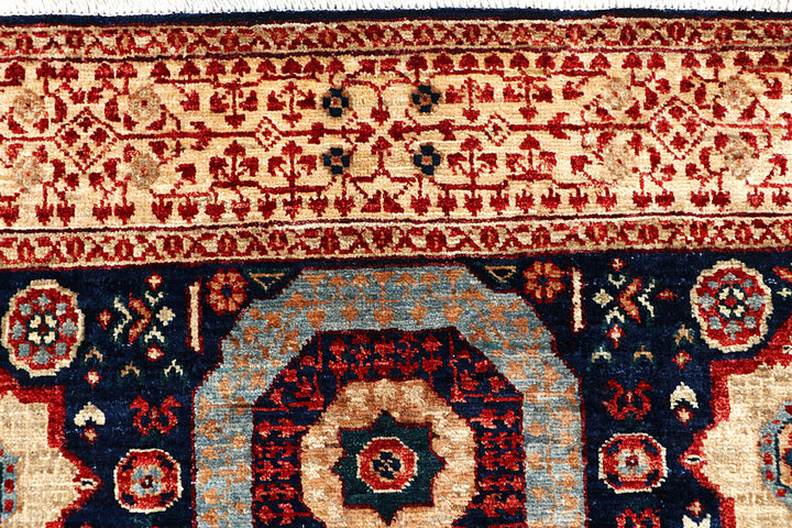 Midnight Blue Mamluk 4' 1 x 6' 2 - No. 66081 - ALRUG Rug Store