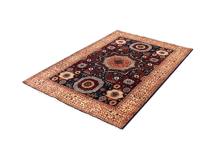 Midnight Blue Mamluk 4' 1 x 6' 2 - No. 66081 - ALRUG Rug Store