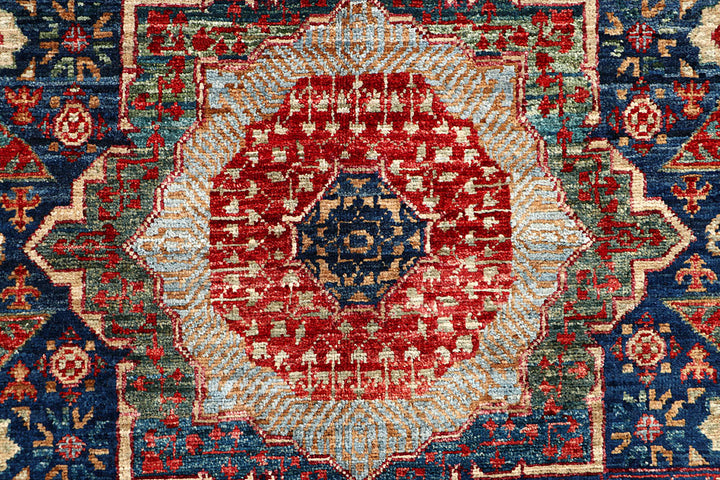 Midnight Blue Mamluk 4' x 5' 10 - No. 66082 - ALRUG Rug Store