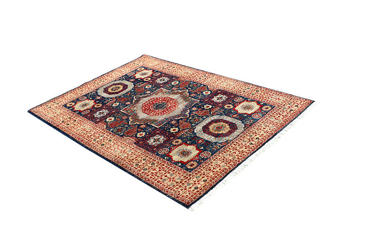 Midnight Blue Mamluk 4' x 5' 10 - No. 66082 - ALRUG Rug Store