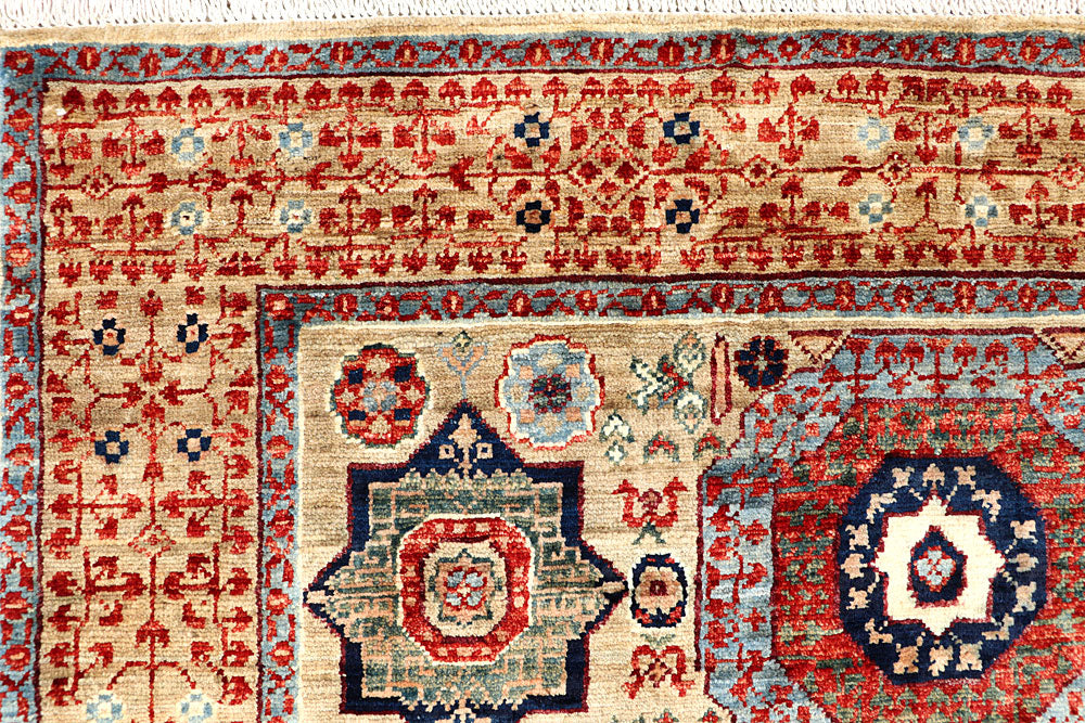 Tan Mamluk 3' 9 x 5' 11 - No. 66083 - ALRUG Rug Store