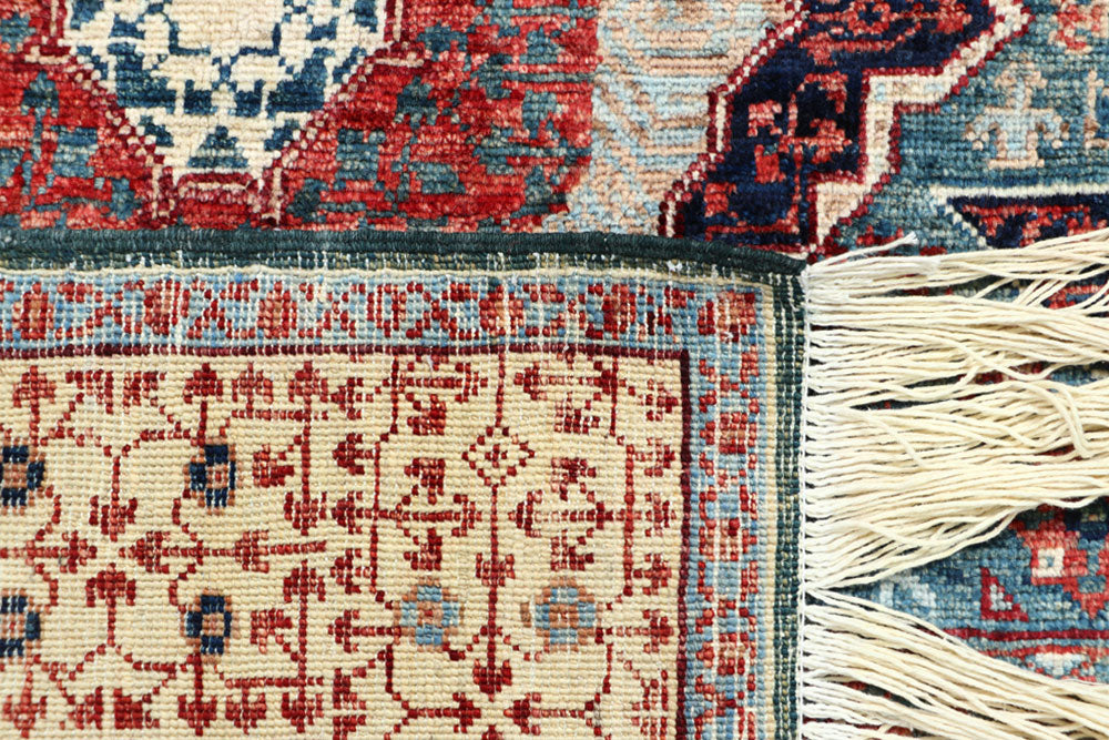 Cadet Blue Mamluk 3' 11 x 5' 11 - No. 66084 - ALRUG Rug Store