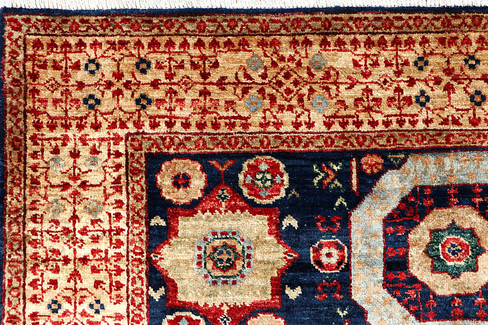 Midnight Blue Mamluk 3' 11 x 5' 7 - No. 66085 - ALRUG Rug Store