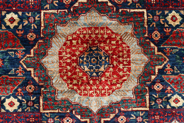 Midnight Blue Mamluk 3' 11 x 5' 7 - No. 66085 - ALRUG Rug Store