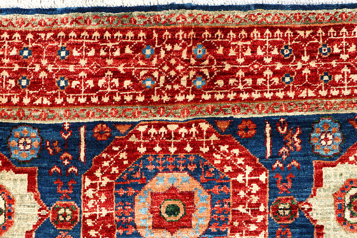 Steel Blue Mamluk 4' x 5' 10 - No. 66087 - ALRUG Rug Store