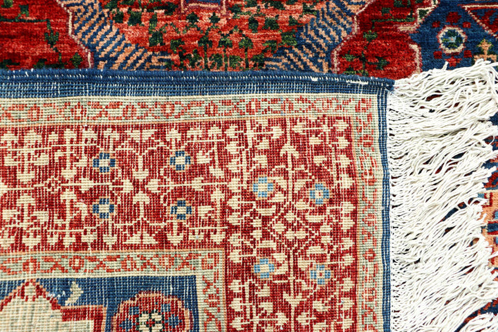 Steel Blue Mamluk 4' x 5' 10 - No. 66087 - ALRUG Rug Store