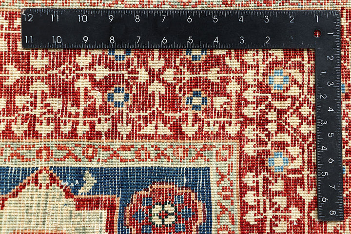 Steel Blue Mamluk 4' x 5' 10 - No. 66087 - ALRUG Rug Store