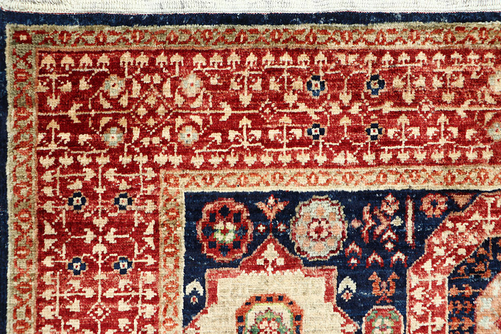 Midnight Blue Mamluk 3' 11 x 5' 11 - No. 66088 - ALRUG Rug Store