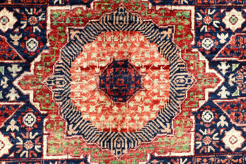 Midnight Blue Mamluk 3' 11 x 5' 11 - No. 66088 - ALRUG Rug Store