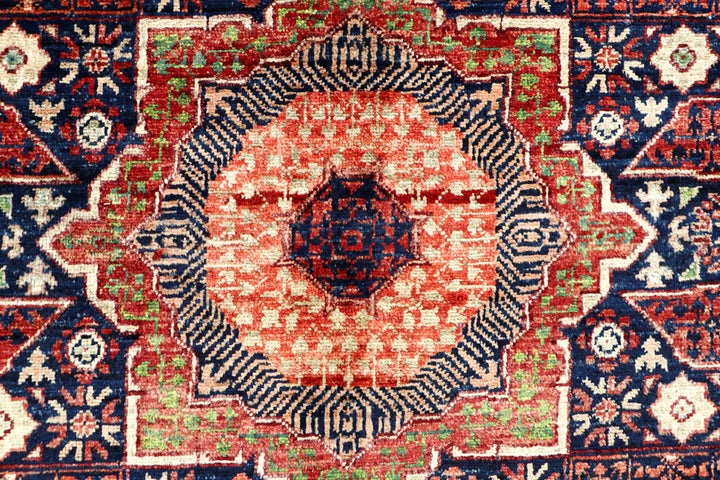 Midnight Blue Mamluk 3' 11 x 5' 11 - No. 66088 - ALRUG Rug Store