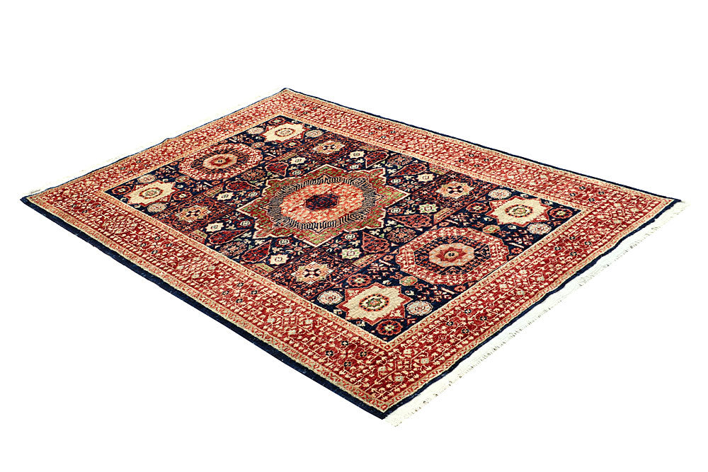 Midnight Blue Mamluk 3' 11 x 5' 11 - No. 66088 - ALRUG Rug Store