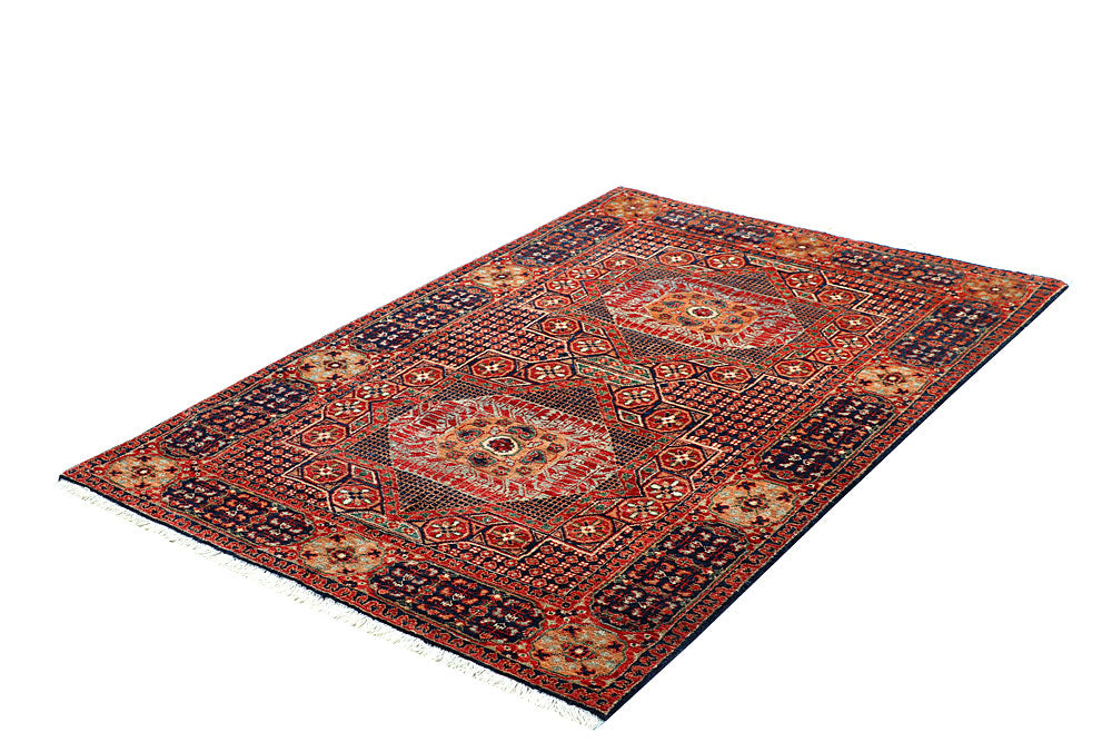 Multi Colored Mamluk 4' x 5' 10 - No. 66090 - ALRUG Rug Store