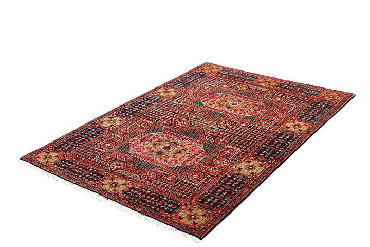 Multi Colored Mamluk 4' x 5' 10 - No. 66090 - ALRUG Rug Store