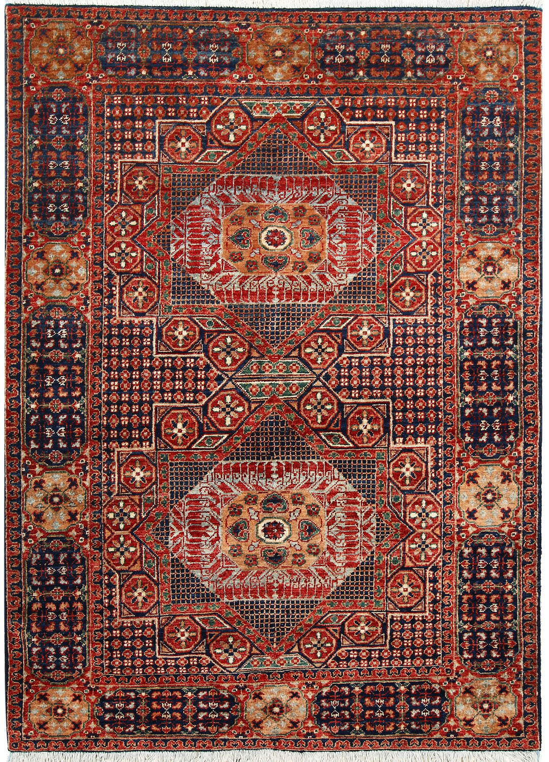 Multi Colored Mamluk 4' x 5' 10 - No. 66090 - ALRUG Rug Store