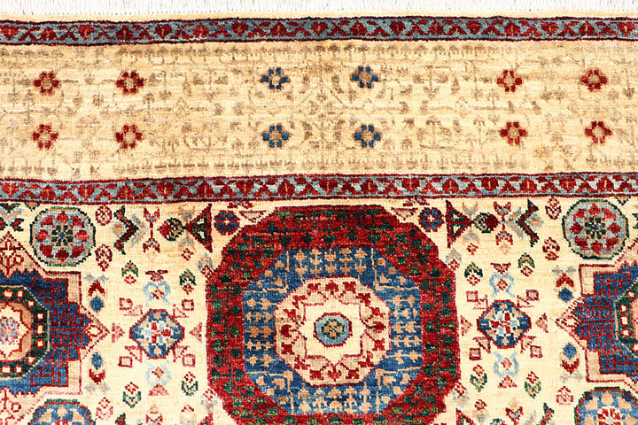Blanched Almond Mamluk 4' 11 x 6' 8 - No. 66091 - ALRUG Rug Store