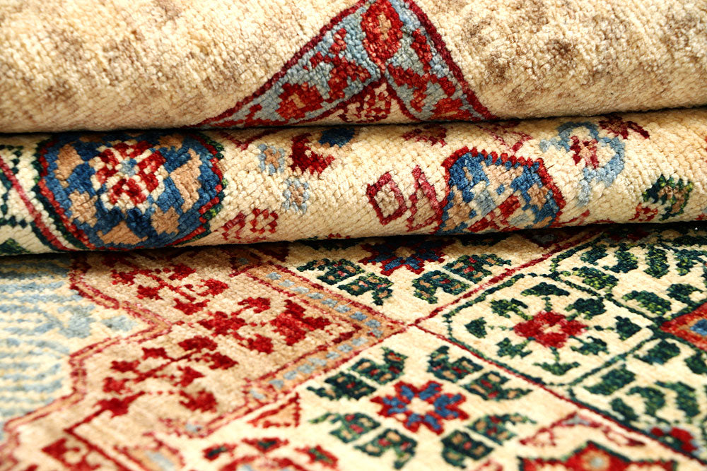 Blanched Almond Mamluk 4' 11 x 6' 8 - No. 66091 - ALRUG Rug Store