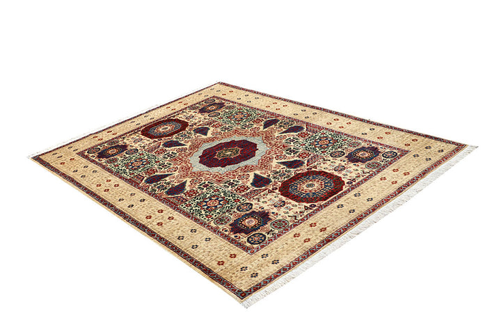 Blanched Almond Mamluk 4' 11 x 6' 8 - No. 66091 - ALRUG Rug Store