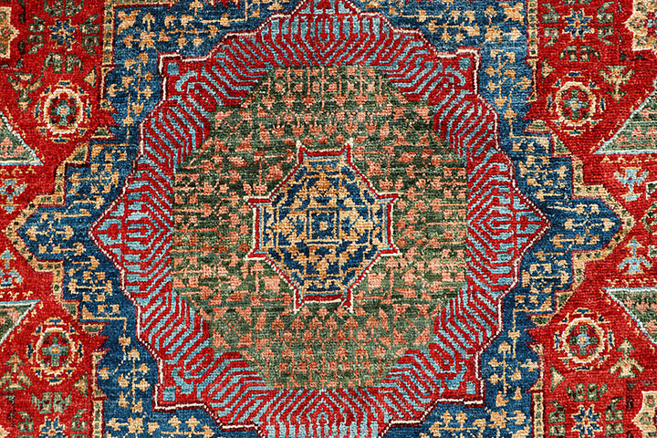 Red Mamluk 5' 1 x 7' 6 - No. 66092 - ALRUG Rug Store