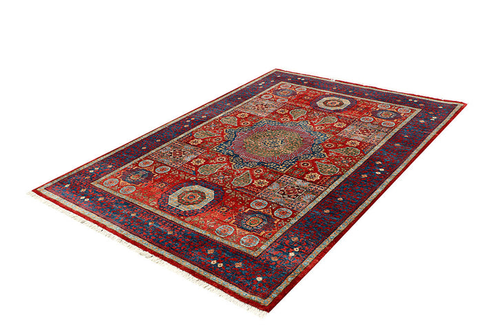 Red Mamluk 5' 1 x 7' 6 - No. 66092 - ALRUG Rug Store