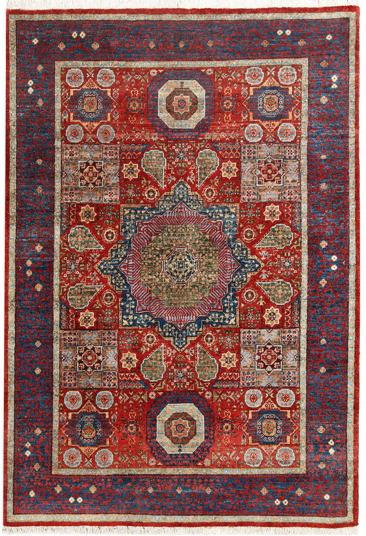 Red Mamluk 5' 1 x 7' 6 - No. 66092 - ALRUG Rug Store