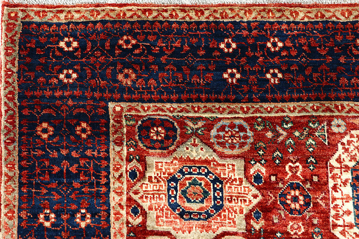 Firebrick Mamluk 4' 11 x 6' 8 - No. 66093 - ALRUG Rug Store
