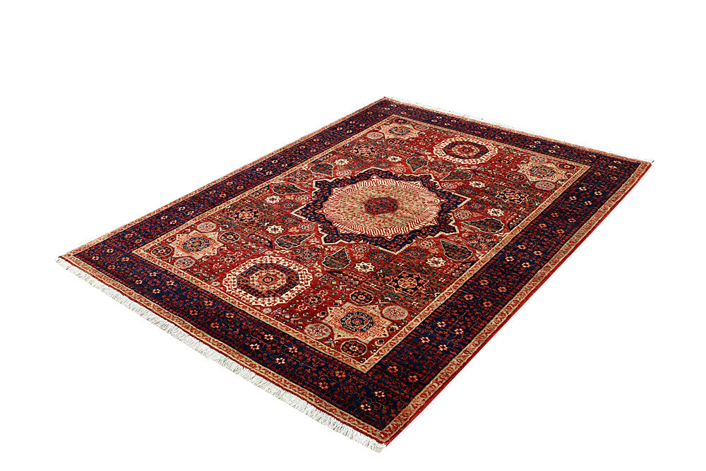 Firebrick Mamluk 4' 11 x 6' 8 - No. 66093 - ALRUG Rug Store