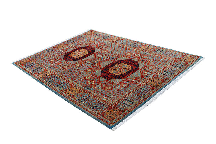 Multi Colored Mamluk 4' 11 x 6' 11 - No. 66094 - ALRUG Rug Store