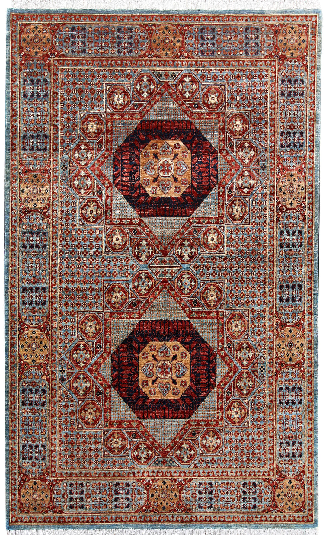Multi Colored Mamluk 4' 11 x 6' 11 - No. 66094 - ALRUG Rug Store