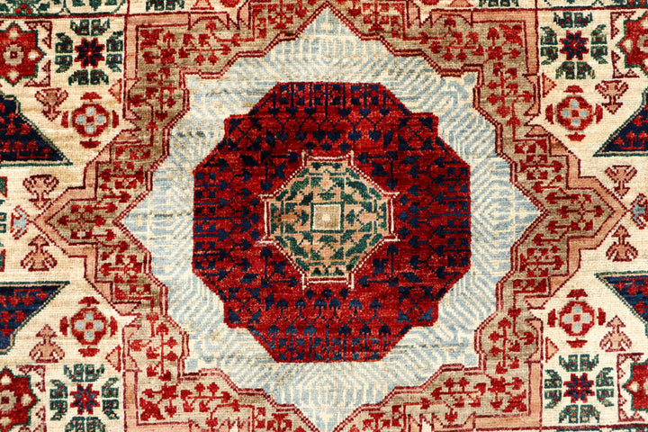 Tan Mamluk 4' 11 x 6' 11 - No. 66095 - ALRUG Rug Store