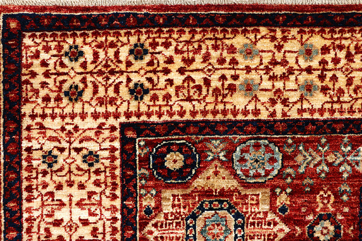 Dark Red Mamluk 4' 11 x 6' 9 - No. 66096 - ALRUG Rug Store