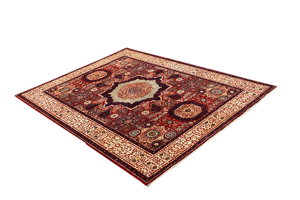 Dark Red Mamluk 4' 11 x 6' 9 - No. 66096 - ALRUG Rug Store