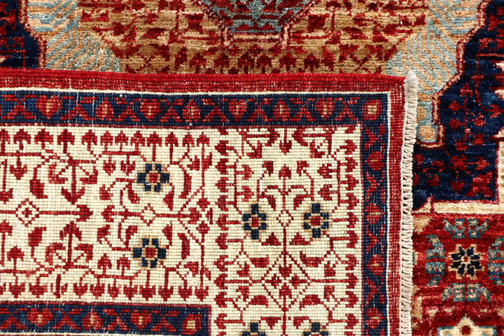 Dark Red Mamluk 4' 11 x 6' 9 - No. 66096 - ALRUG Rug Store