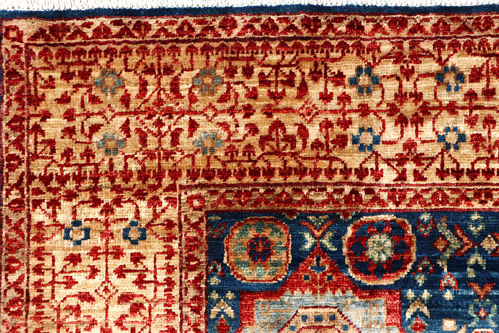 Steel Blue Mamluk 4' 10 x 6' 11 - No. 66097 - ALRUG Rug Store