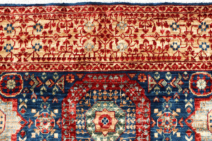 Steel Blue Mamluk 4' 10 x 6' 11 - No. 66097 - ALRUG Rug Store