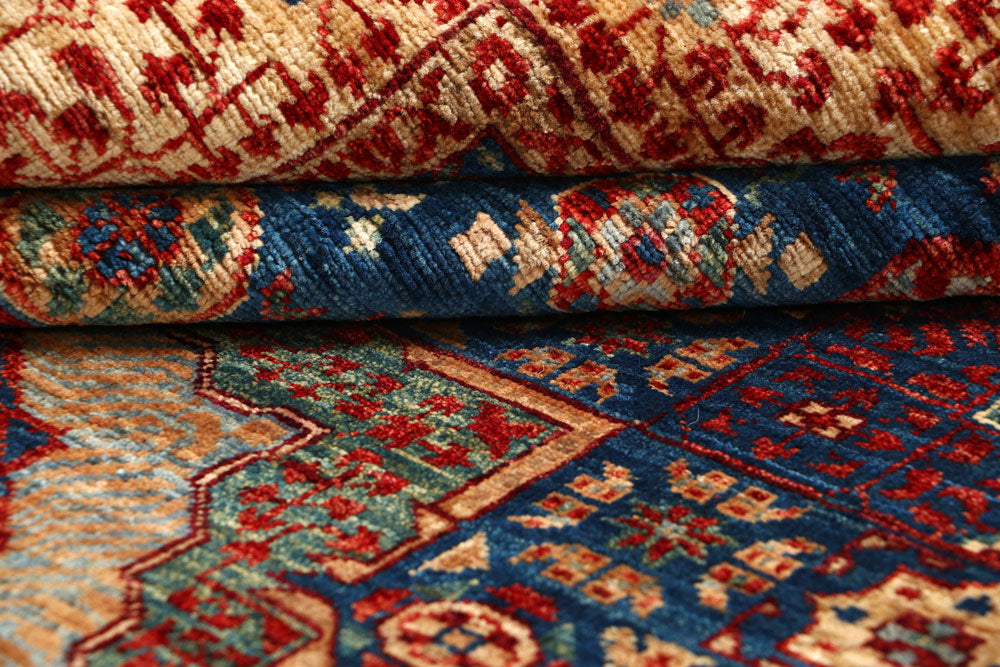 Steel Blue Mamluk 4' 10 x 6' 11 - No. 66097 - ALRUG Rug Store