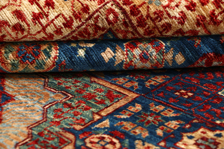 Steel Blue Mamluk 4' 10 x 6' 11 - No. 66097 - ALRUG Rug Store