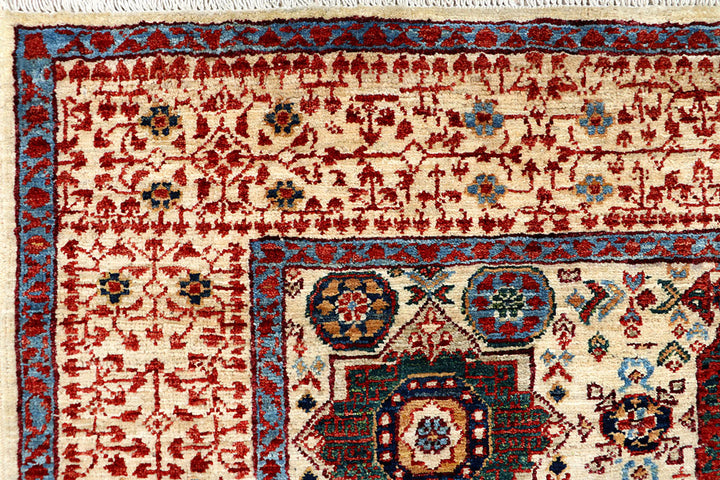Tan Mamluk 4' 11 x 6' 6 - No. 66099 - ALRUG Rug Store