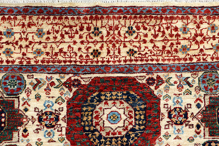 Tan Mamluk 4' 11 x 6' 6 - No. 66099 - ALRUG Rug Store