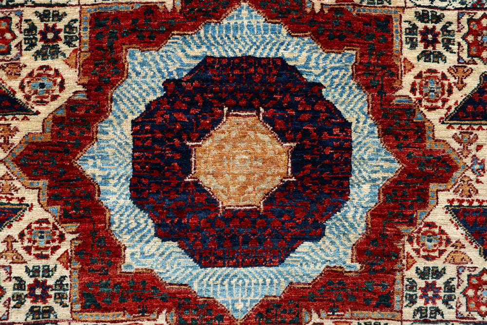 Tan Mamluk 4' 11 x 6' 6 - No. 66099 - ALRUG Rug Store